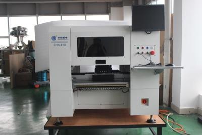 China PCB Conveyor 4 Heads Desktop SMT Pick and Place Machine CHM-650, Auto Nozzle Change for sale