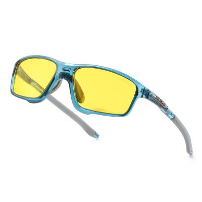 China 100% Protection Design Night Good TAC UV Glass Thickness Driving Glasses For Women Men Driver Night Vision Anti Glow Polarized Yellow Glass for sale