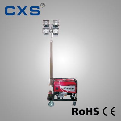 China Portable 2000W aller gerichtete teleskopische Lichtmast mit 40000lm zu verkaufen