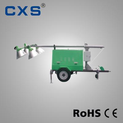 China 4 * 1000 Watt Trailer Mounted Light Towers With Gasoline / Diesel Generator for sale