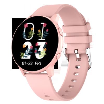 China Orunjo MX1 Fashion Ladies Band Round Touch Screen Sleep Tracker Smartwatch Fitness IP68 Waterproof Gaming Game Tracker for sale