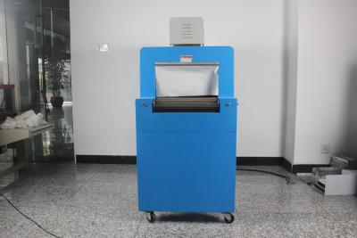 China Modellieren Sie keine BS-300LD Schrumpfverpackungsmaschine, den Stahl des Materials, blau mit weißer Farbetunnelgröße 300x150mm zu verkaufen