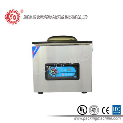 China Automatic Food Packing Machine Electric Driven Double Sealing Bar Vacuum Sealing Machines DZ-400B for sale