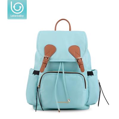 China Hot-selling Baby Diaper Bag Mom Travel Drawstring Diaper Anti-theft Top Fashionable Waterproof Backpack for sale