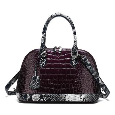 China Wholesale Luxury Designer Fashion Crocodile Women Handbag Snake Skin Crossbody Shoulder Bag for sale