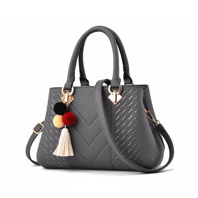 China Fashion Wholesale Luxury Fashion PU Top Handle Bags Crossbody Women Lady Bags Handbag for sale