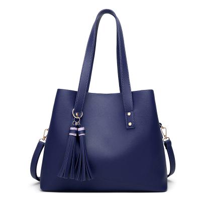 China 2021 Wholesale Professional Lady Bags Lady Custom Tassel Handbags Women For Office Fashion Shoulder Handbag for sale