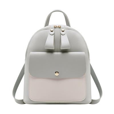 China Mini Backpack Ladies Cute Anti-theft Fashion Women Small PU Leather Backpack for sale