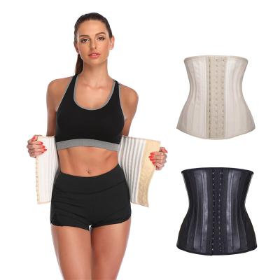 China Antibacterial Latex Waist Trainer For Women Steel Boned Compression Waist Trainer Women Body Shaper Fitness Corsets for sale