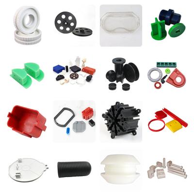 China Small ABS Plastic Injection Molding Parts Black PC Wear-resistant Black ABS Plastic Injection Molding Parts Small Plastic Injection Mold for sale