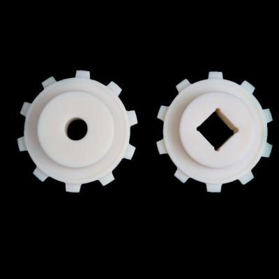 China High Speed ​​Ball Bearings Nylon Double Sprockets Chain Nylon Injection Plastic Sprocket Wheel for sale