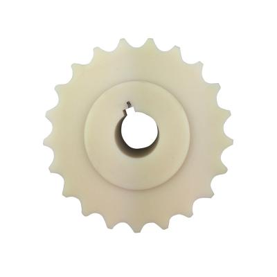 China High Speed ​​Ball Bearings Double Sprockets Chain Drive Wheel Nylon Plastic Sprocket Wheel for sale