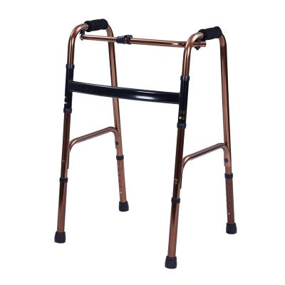 China Zhonshan Convenient Factory Wholesale Custom Folding Aluminum Frame Mobility Aids Walking Walkers For The Elderly for sale