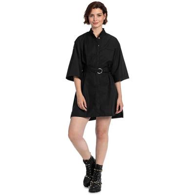 China 2022 New Arrival Anti-wrinkle Shirt Casual Dress Summer Dress Ladies Elegant Ladies Half Sleeve OEM Service for sale