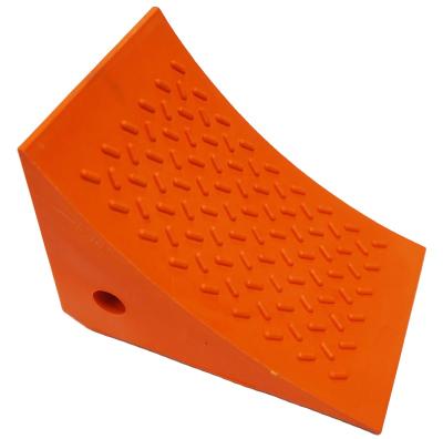 China Park Polyurethane Truck Wheel Chock Safety Wheel Chock for sale