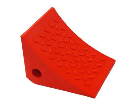 China Durable Car Wheel ChockPolyurethane Car Wheel Chock Plastic Wheel Chock for sale