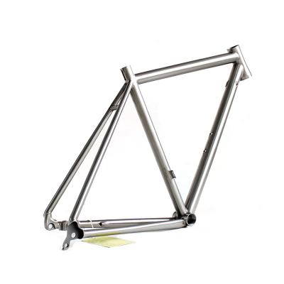 China Road Bikes Road 700C titanium bicycle frameset GR9 road bike frame gravel china frame bike titanium bicycle frameset for sale