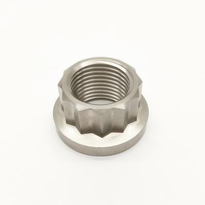 China General industry gr5 titanium 12 point flange nut M6 M8 M10 for packing for sale