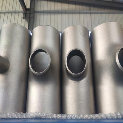 China Low Supply Gr2 High Quality Gr5 ASTM B363,ASME B16.9 Titanium Tee Pipe Fit Weight China Wholesale Price for sale