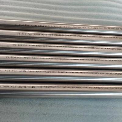 China Industrial Titanium Bar Gr5 Diameter 25/35/50 Titanium Bars In Titanium Materials Of Various Sizes for sale