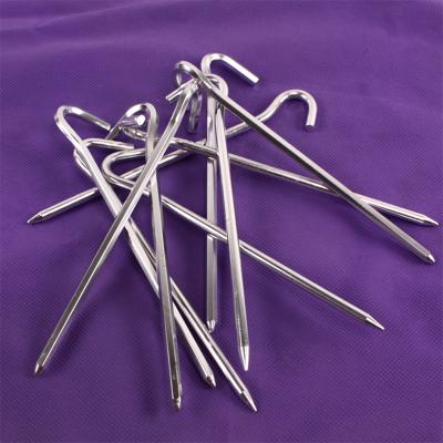 China Lightweight Titanium Ear Pegs Camping Tent Nails Portable Outdoor Grass Stakes for sale