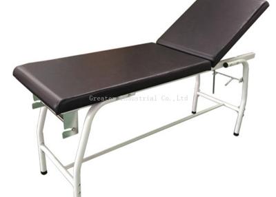 China Back Adjustable Patient Examination Couch Equipped With Paper Roller Holder for sale