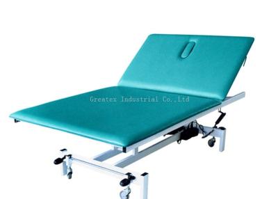 China 2 Section Medical Examination Couch , Hospital Clinic Exam Tables Wear Resisting for sale