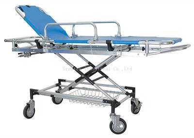 China Manual Patient Transfer Trolley , Ambulance Emergency Stretcher Trolley for sale