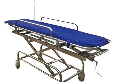 China Light Portable Patient Stretcher Trolley High Strength Aluminum Alloy Material for sale