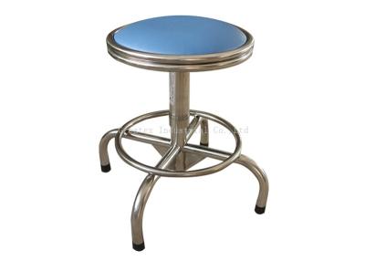 China Firm Stable Stainless Steel Revolving Stool For Hospital Doctors Surgical Operation for sale