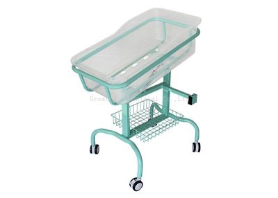 China Baby Born Hospital Nursery Bassinet Adjustment Operated By Air Press Pillar for sale