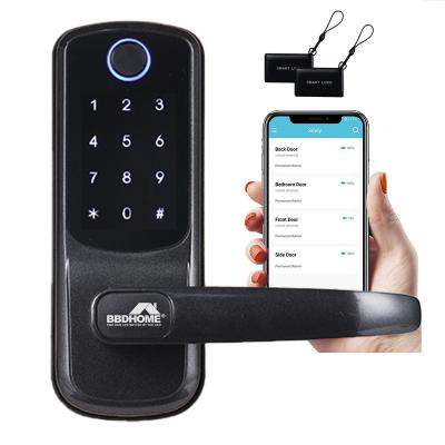 China BBDHOME Temporary Password Unlocking USB Door Lock Navigation Convenient Outdoor Unlocking Digital Finferprint F150 Smart Door Lock for sale