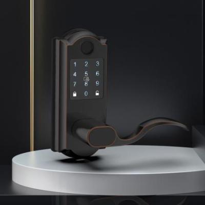 China Hot Selling Biometric Ttlock Password Door Lock Desktop Electronic Smart Home Digital Smart Lock Fingerprint Lock for sale