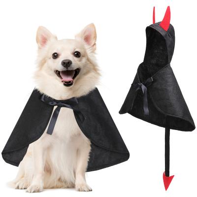 China Viable Dog Halloween Costume For Big Dog Vampire Cloak Wizard Cloak Cosplay Pet Costume for sale