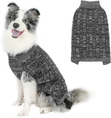 China Viable Hot Selling Custom Black Dog Jumper Dog Sweaters Wholesale Large Large Pet Sweaters from Amazon for sale