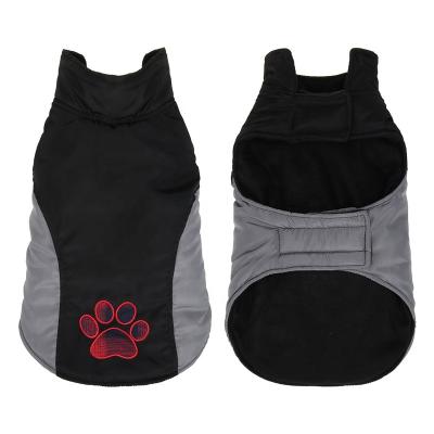 China 2021 Winter New Product Sustainable Fleece Down Filling Warm Waterproof Dog Coats for sale