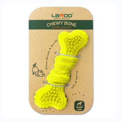 China Stocked Durable Laroo Dog Chew Toy for Aggressive Chewers for the Medium Large Dog for sale