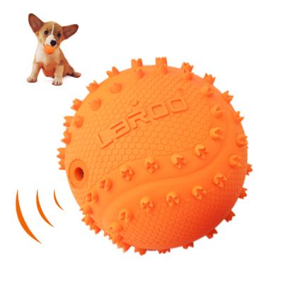 China NEW Amazon Bite Pet Chew Resistant Squeaky Rubber Molar Rubber Dog Toy Stored Interactive Dog Toys for sale