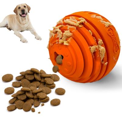 China Stocked Laroo Silicon Pet Hide And Seek Fantasy For Dog Treat Interactive Toy Ball for sale