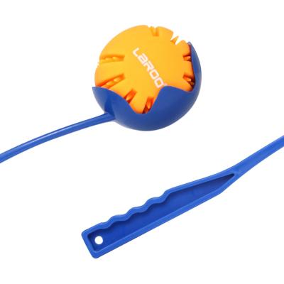 China Stocked Outdoor Durable Laroo Dog Toy Tennis Ball And Launcher For 6.5cm Interactive Dog Toys Ball for sale