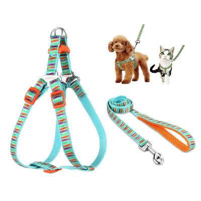 China Laroo Durable Nylon Adjustable Reflective Soft Dog Pet Collars Stocked Invest Leashes Harnesses for sale