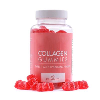 China Health Care Food Free Sample Private Label Vegan Collagen Supplements Whiten Skin Vitamins C Collagen Gummies Gummy Candy for sale