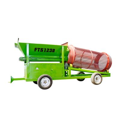 China Less Than 300mm Feeding Size Environmental Stationary Wood Sawdust Screening Machine for sale