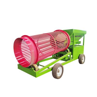 China Energy Mining Rotary Sawdust Drum Screen voor 2200 KG Mobile Brandhout Trommel Verkoop Te koop