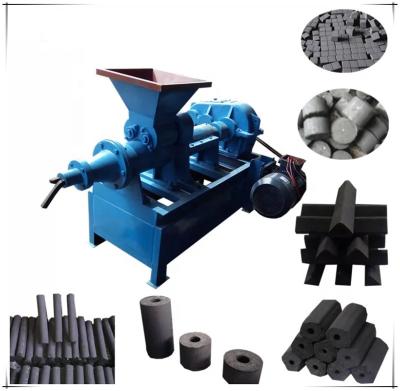 Cina 4-80mm BBQ cilindro Briquette carbone carbone MBJ140 Extruder Press Briquetting Machine in vendita