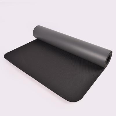 China Double Layers Yoga Shaping Mat Tasteless Non-Toxic Non-Toxic PU Tape Non-Slip Custom Yoga Mat for sale