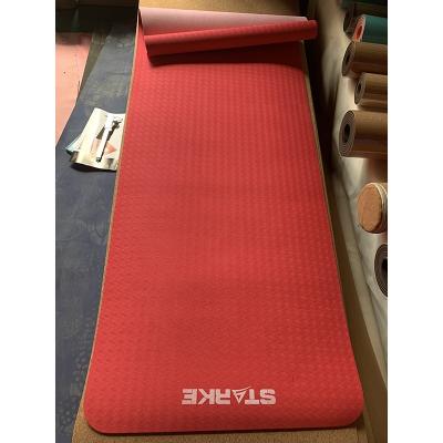 China Double Layers Screen Double Color Printed Eco Friendly Lightweight Tape Yoga Mats With Custom Design for sale