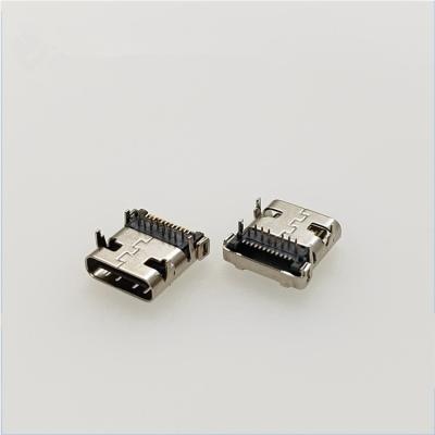 China Copper Type C 24pin SMT DIP USB Female Connector for sale