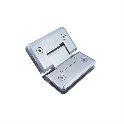 China ZONWAY Hardware Stainless Steel Pivot Mirror Frameless Frameless Hidden Glass Door Hinge For Shower Glasses for sale