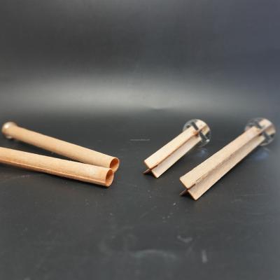 China Candle Making DIY Staples Wick High Quality Price With Natural Wood Propellers Multiple Size For Wooden Wicks for sale